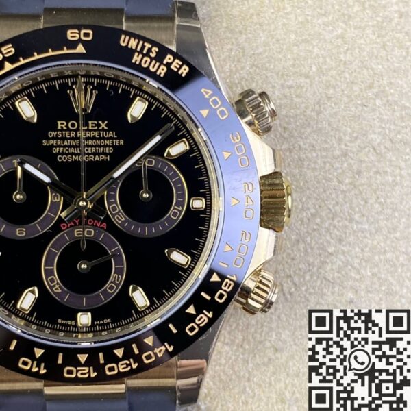 BT Rolex Daytona Watch M116518LN-0043 Black Dial