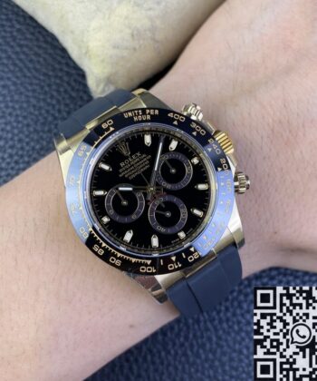 BT Rolex Daytona Watch M116518LN-0043 Black Dial