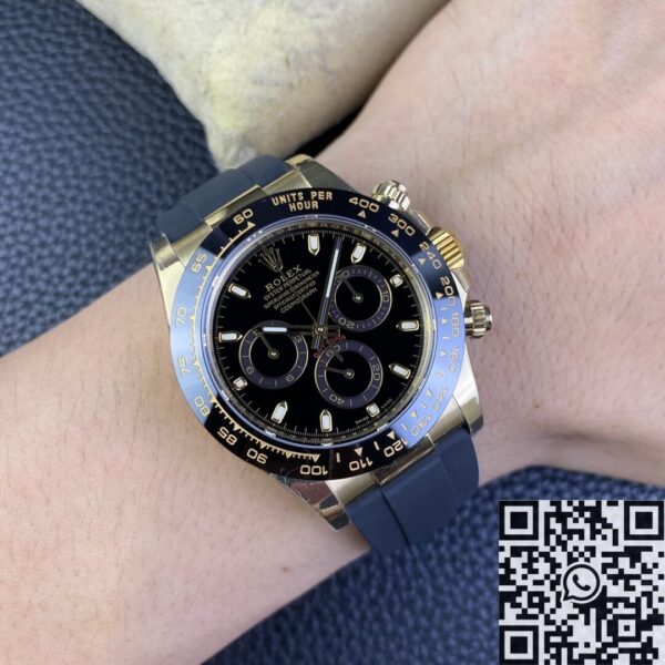 BT Rolex Daytona Watch M116518LN-0043 Black Dial