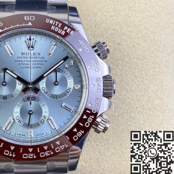 BT Daytona Watch Rolex M116506-0002 Light Blue Panda Dial