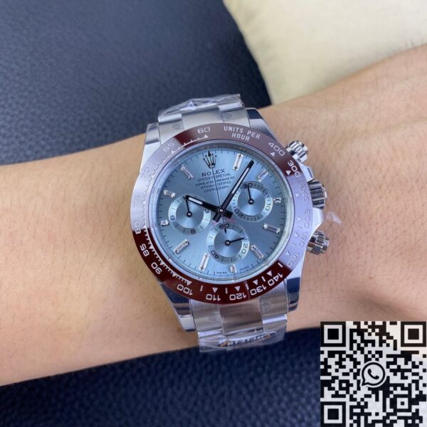 BT Daytona Watch Rolex M116506-0002 Light Blue Panda Dial