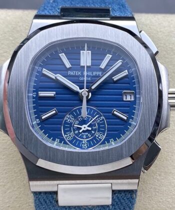 3K Factory Nautilus Patek Philippe 5980/60G-001 Blue Dial