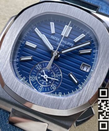 3K Factory Nautilus Patek Philippe 5980/60G-001 Blue Dial