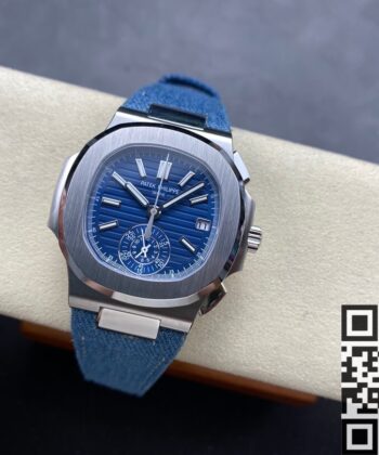 3K Factory Nautilus Patek Philippe 5980/60G-001 Blue Dial