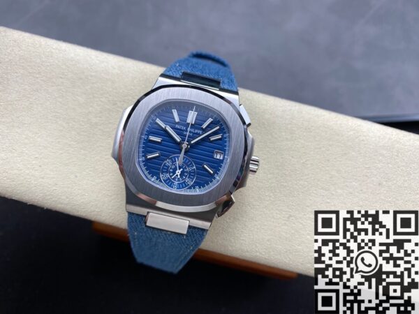 3K Factory Nautilus Patek Philippe 5980/60G-001 Blue Dial
