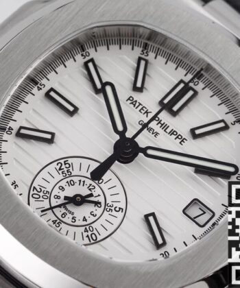 Patek Philippe Nautilus Watch 5980/1A-019 White Dial 3K Factory