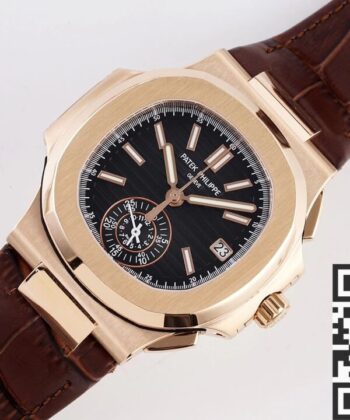 Nautilus Watch Patek Philippe 5980 Black Dial Watch 3K Factory
