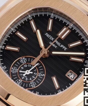 Nautilus Watch Patek Philippe 5980 Black Dial Watch 3K Factory