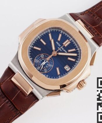 Patek Philippe Nautilus Replica 5980 Blue Dial Watch 3K Factory