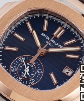 Patek Philippe Nautilus Replica 5980 Blue Dial Watch 3K Factory