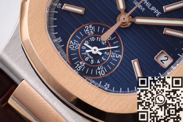 Patek Philippe Nautilus Replica 5980 Blue Dial Watch 3K Factory