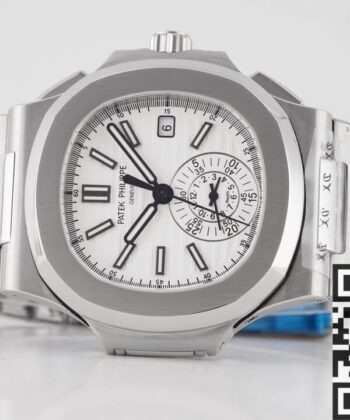 Nautilus Replica Watches Patek Philippe 5980/1A-019 White Dial