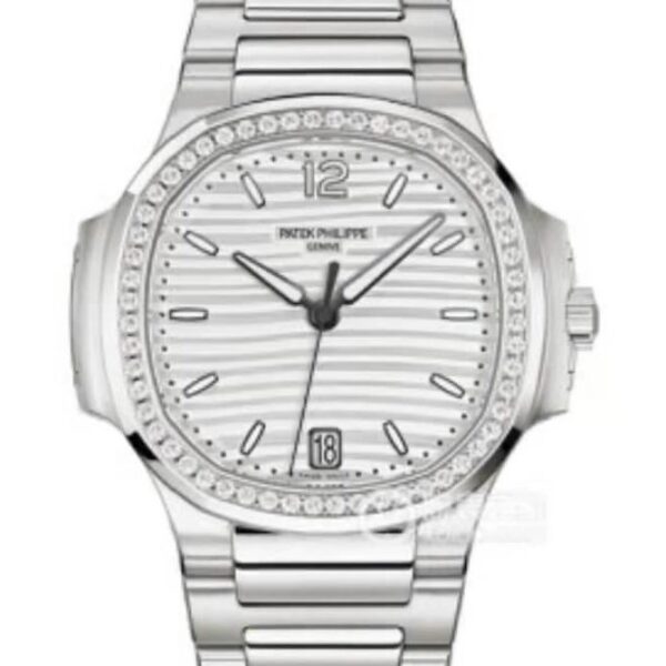 3K Nautilus Watch Patek Philippe 7118/1200A-010 White Dial