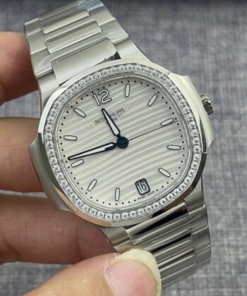 3K Nautilus Watch Patek Philippe 7118/1200A-010 White Dial