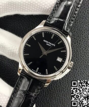 Patek Philippe Calatrava 5227G-010 Black Dial Watch 3K Factory