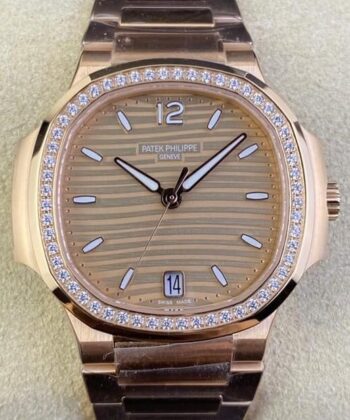 Nautilus Watch Replica Patek Philippe 7118/1R-010 Gold Dial 3K
