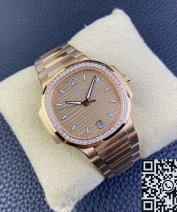 Nautilus Watch Replica Patek Philippe 7118/1R-010 Gold Dial 3K