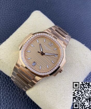 Nautilus Watch Replica Patek Philippe 7118/1R-010 Gold Dial 3K