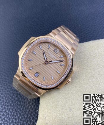 Nautilus Watch Replica Patek Philippe 7118/1R-010 Gold Dial 3K