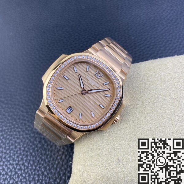 Nautilus Watch Replica Patek Philippe 7118/1R-010 Gold Dial 3K