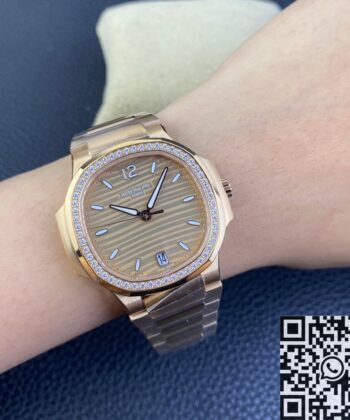 Nautilus Watch Replica Patek Philippe 7118/1R-010 Gold Dial 3K