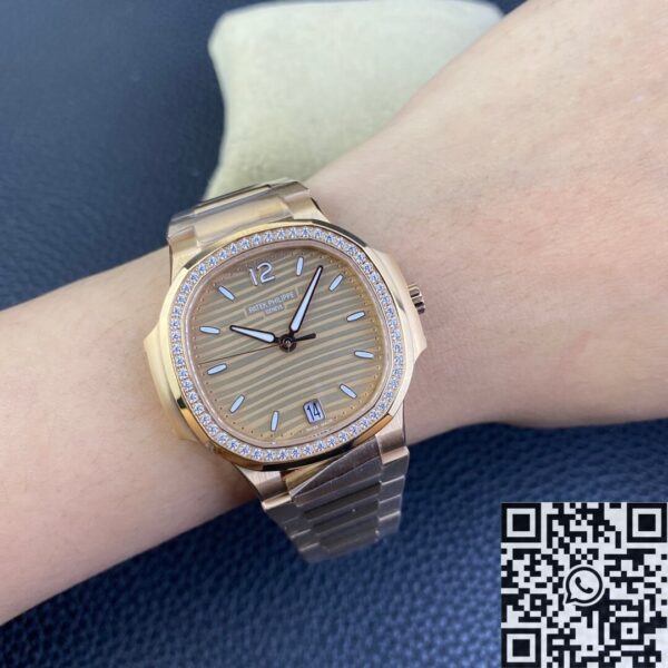 Nautilus Watch Replica Patek Philippe 7118/1R-010 Gold Dial 3K