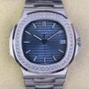 3K Nautilus Watch Replica Patek Philippe 5711 Blue Diamond Dial