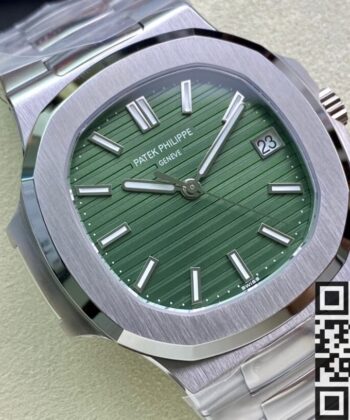 Fake Patek Philippe Nautilus 5711/1A-014 Green Dial 3K Factory