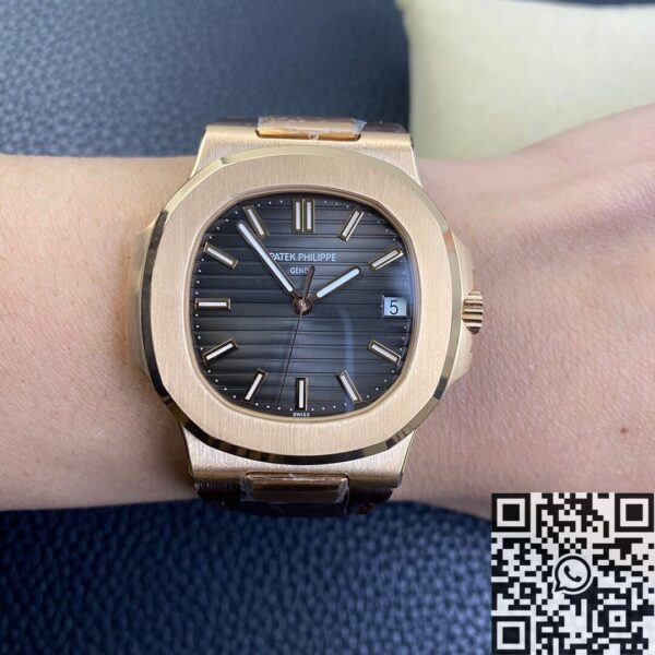 Patek Philippe Nautilus 5711R Dark Gray Dial Watch 3K Factory