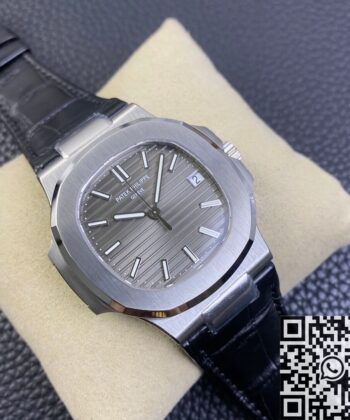 3K Factory Nautilus 5711 Patek Philippe 5711G-001 Dark Gray Dial