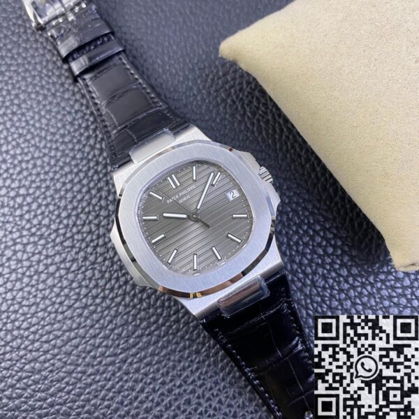 3K Factory Nautilus 5711 Patek Philippe 5711G-001 Dark Gray Dial