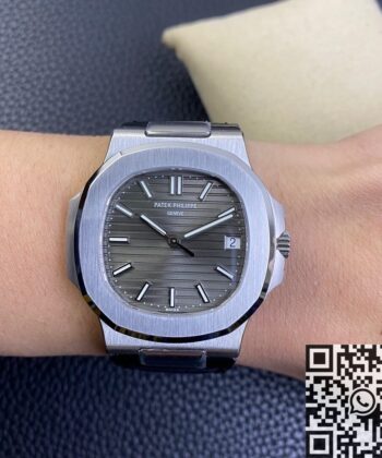 3K Factory Nautilus 5711 Patek Philippe 5711G-001 Dark Gray Dial