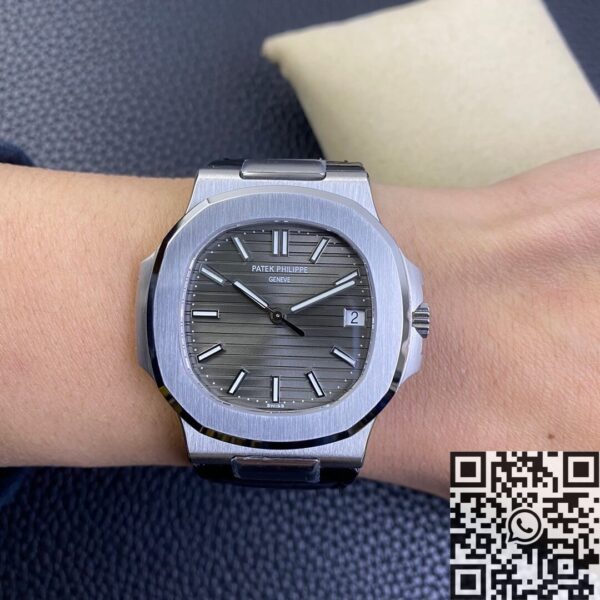 3K Factory Nautilus 5711 Patek Philippe 5711G-001 Dark Gray Dial
