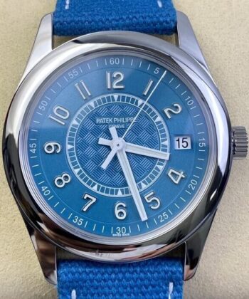 Patek Philippe Calatrava Replica 6007A-001 Grey Blue Dial 3K