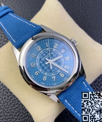 Patek Philippe Calatrava Replica 6007A-001 Grey Blue Dial 3K