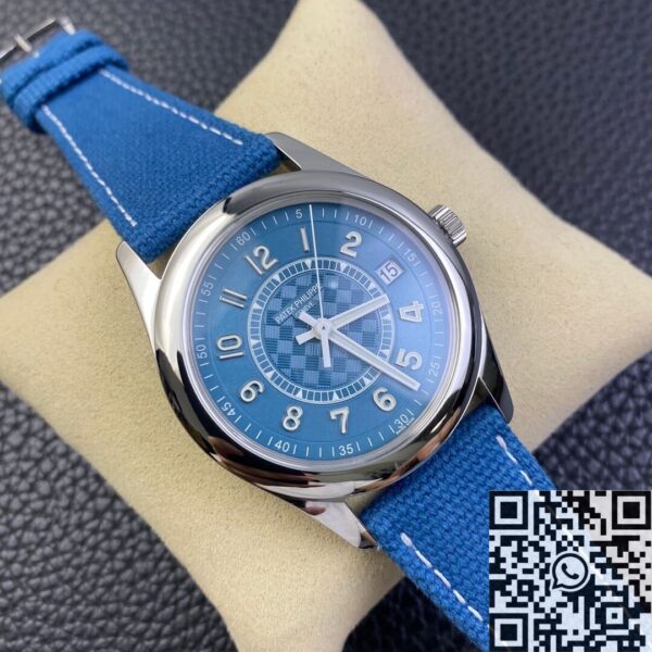 Patek Philippe Calatrava Replica 6007A-001 Grey Blue Dial 3K