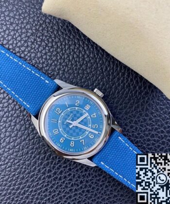 Patek Philippe Calatrava Replica 6007A-001 Grey Blue Dial 3K