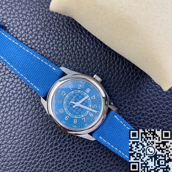 Patek Philippe Calatrava Replica 6007A-001 Grey Blue Dial 3K