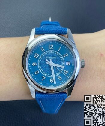 Patek Philippe Calatrava Replica 6007A-001 Grey Blue Dial 3K