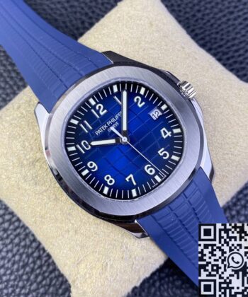 3K Factory Aquanaut Watch Patek Philippe 5168G-001 Blue Dial