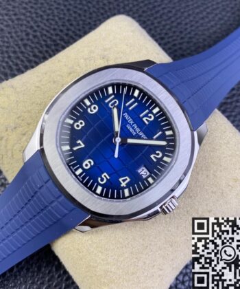 3K Factory Aquanaut Watch Patek Philippe 5168G-001 Blue Dial