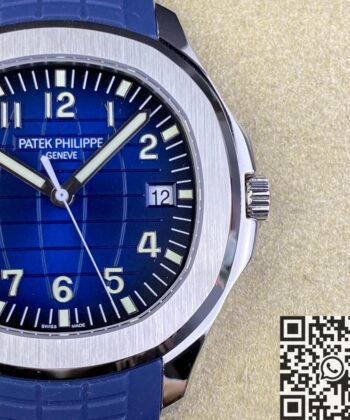 3K Factory Aquanaut Watch Patek Philippe 5168G-001 Blue Dial