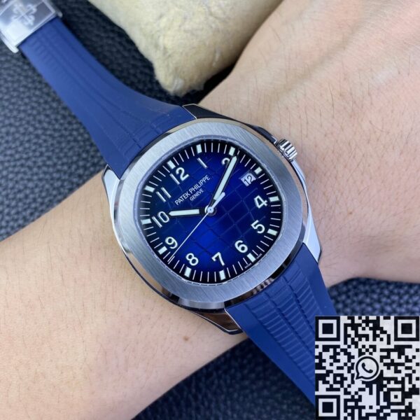 3K Factory Aquanaut Watch Patek Philippe 5168G-001 Blue Dial