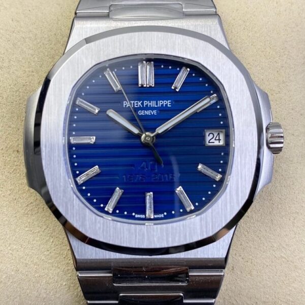 3K Nautilus 5711 Patek Philippe 5711/1P Blue Dial Watch