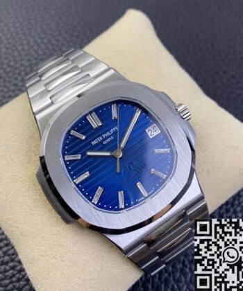 3K Nautilus 5711 Patek Philippe 5711/1P Blue Dial Watch