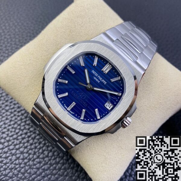 3K Nautilus 5711 Patek Philippe 5711/1P Blue Dial Watch