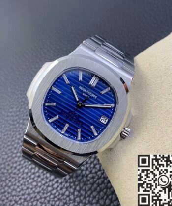 3K Nautilus 5711 Patek Philippe 5711/1P Blue Dial Watch