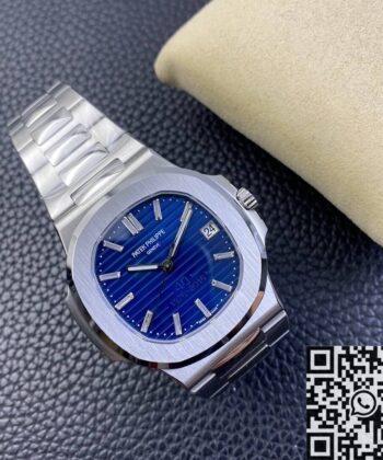 3K Nautilus 5711 Patek Philippe 5711/1P Blue Dial Watch