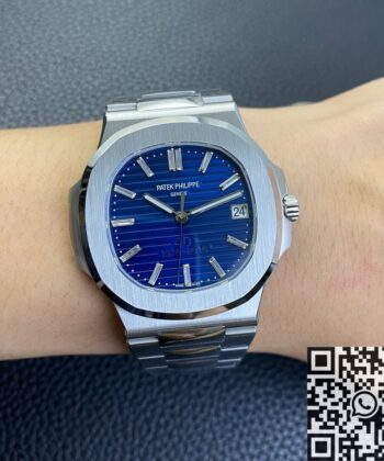 3K Nautilus 5711 Patek Philippe 5711/1P Blue Dial Watch