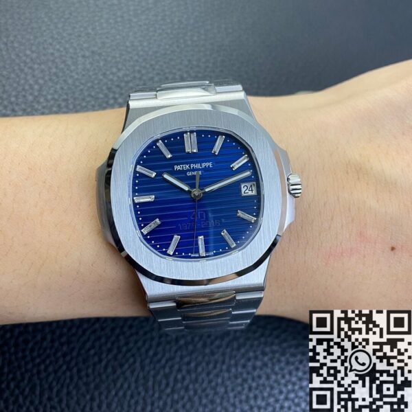 3K Nautilus 5711 Patek Philippe 5711/1P Blue Dial Watch